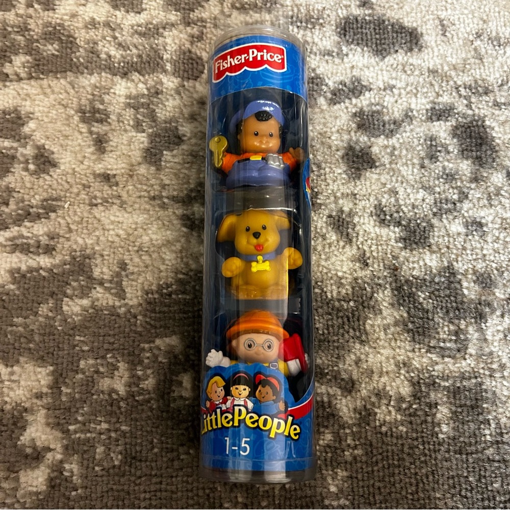 Fisher-Price Little People Tube (three Pack) NWT (2004)